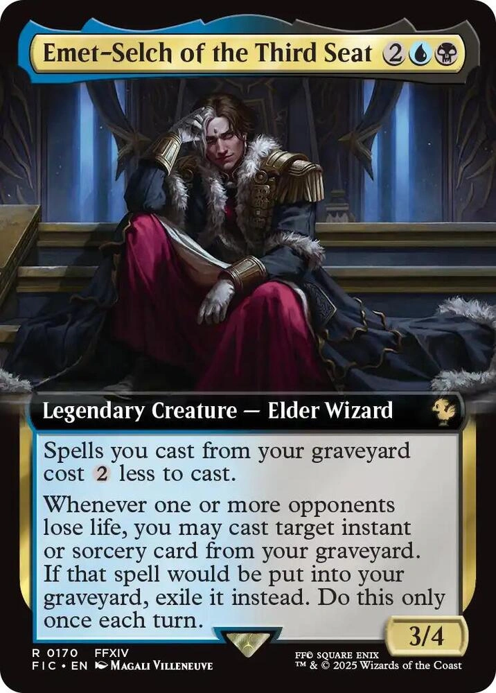 Emet-Selch of the Third Seat (Extended Art) Foil