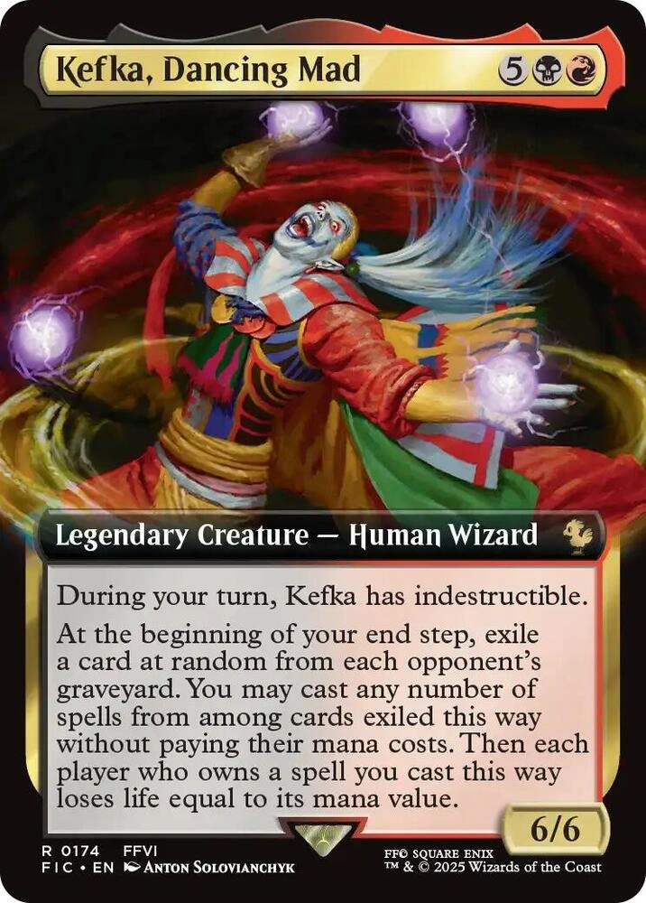 Kefka, Dancing Mad (Extended Art) Foil