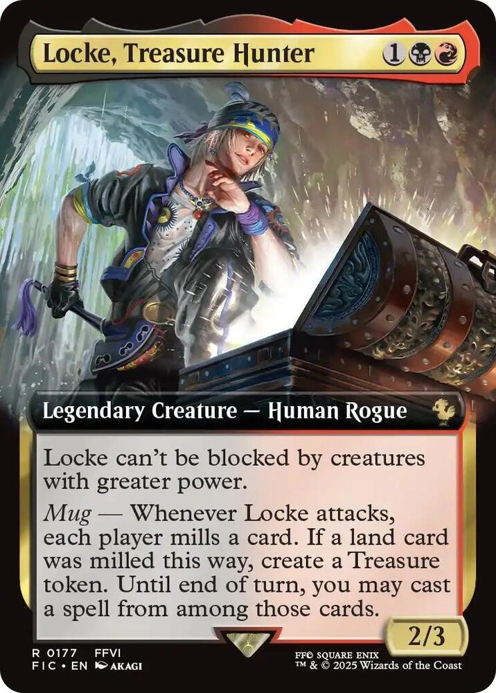 Locke, Treasure Hunter (Extended Art) Foil