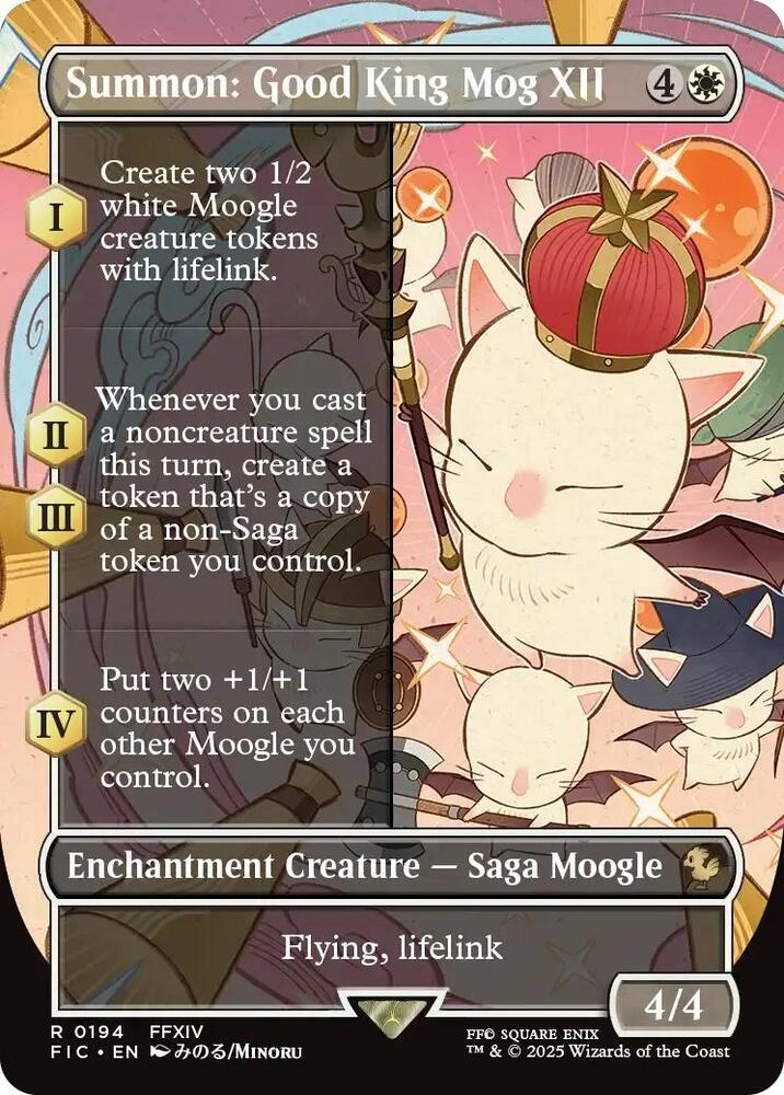 Summon: Good King Mog XII (Borderless) Foil