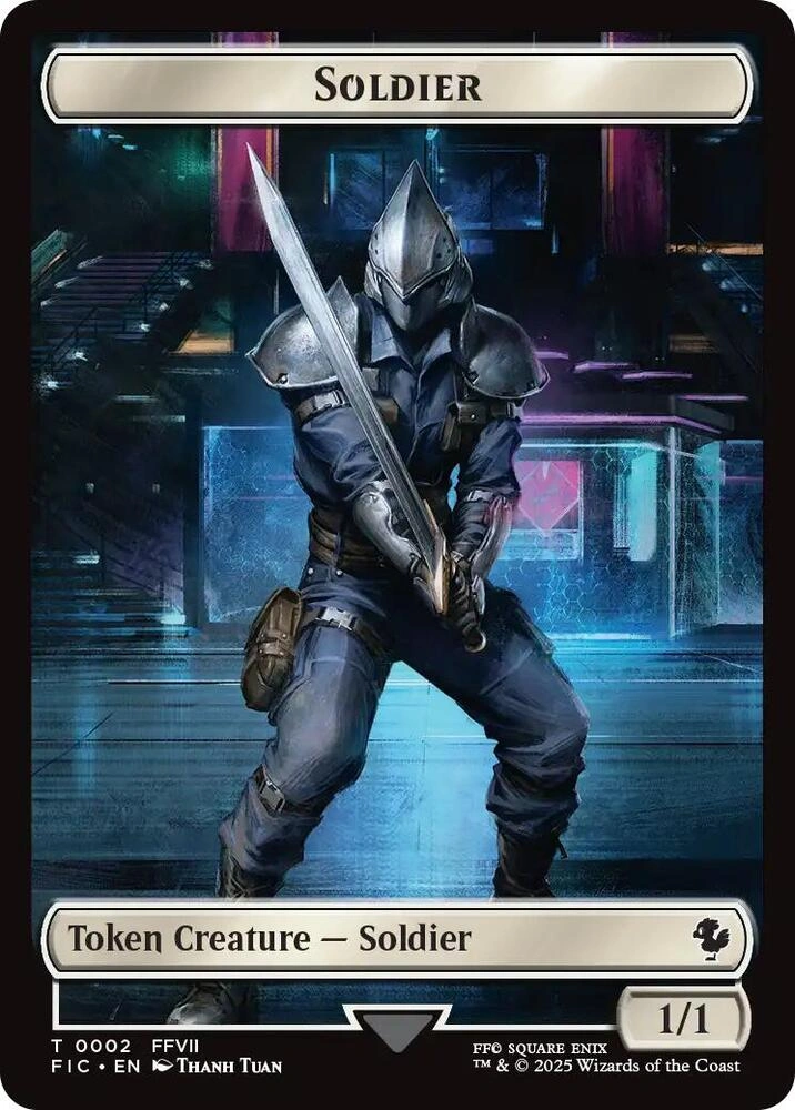 Soldier // Rebel Double-Sided Token (Surge Foil)