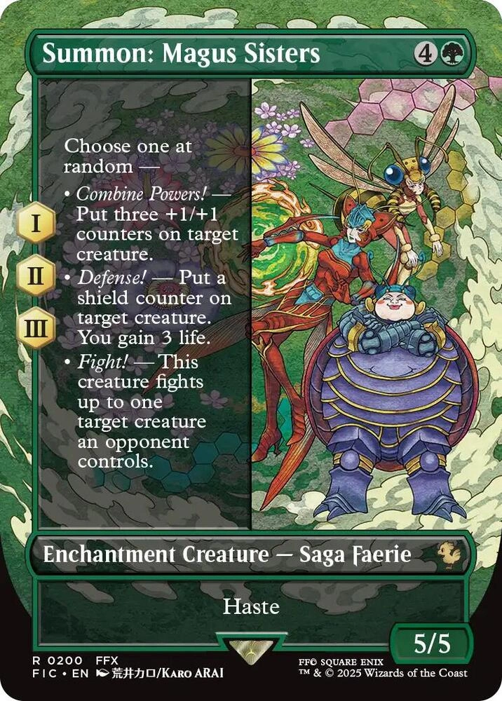 Summon: Magus Sisters (Borderless) Foil