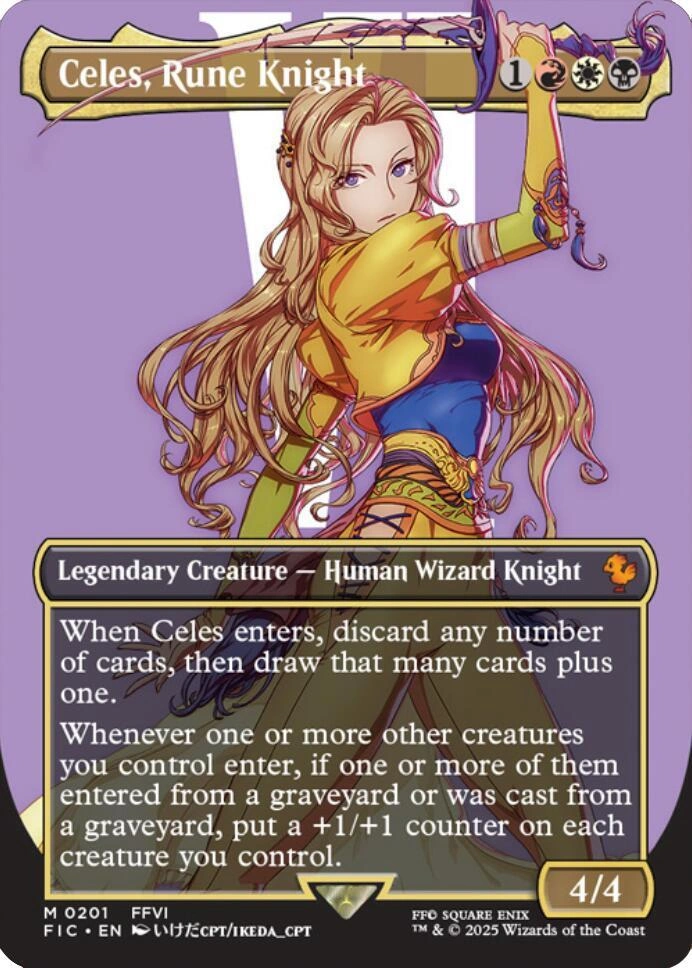 Celes, Rune Knight (Borderless)