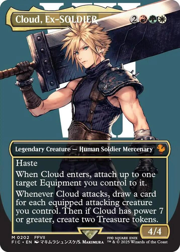 Cloud, Ex-SOLDIER (Borderless) Foil