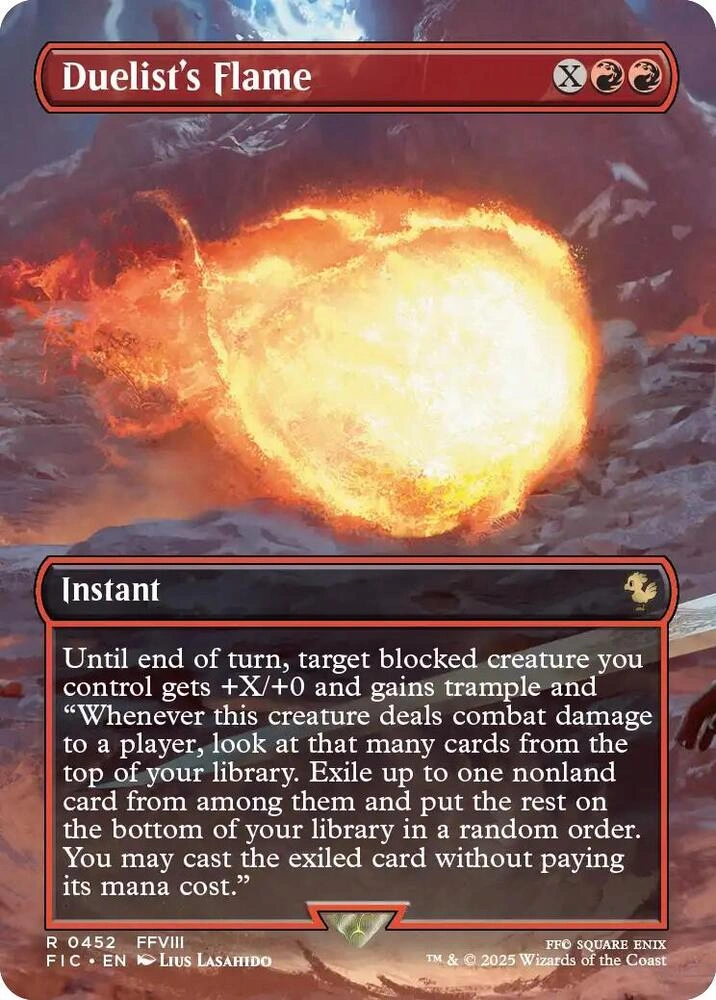 Duelist's Flame (Borderless) Foil