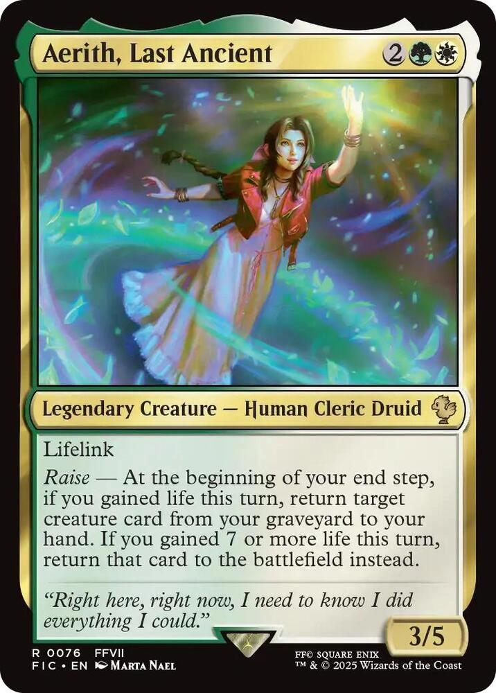 Aerith, Last Ancient (Surge Foil)