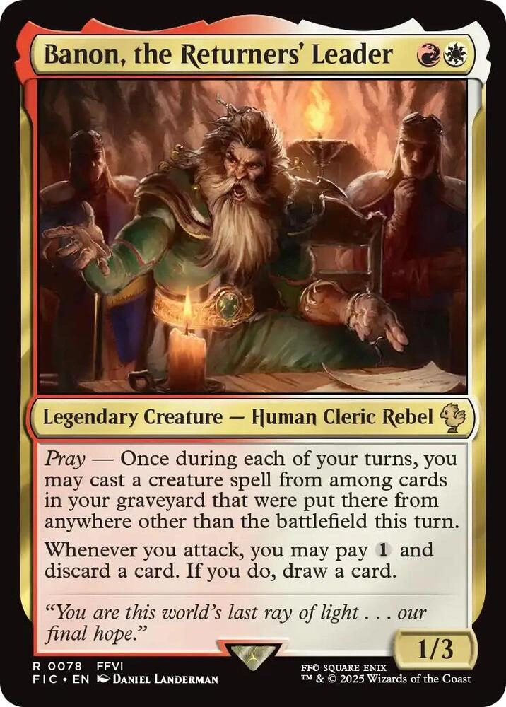 Banon, the Returners' Leader (Surge Foil)