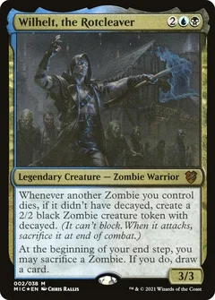 Wilhelt, the Rotcleaver (Display Commander) - Thick Stock Foil 2