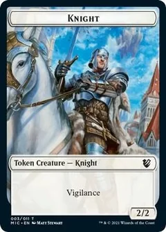 Knight // Wolf Double-Sided Token 3 // 13