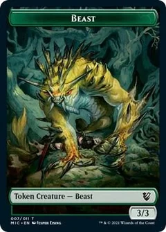 Beast // Spider Double-Sided Token 7 // 11