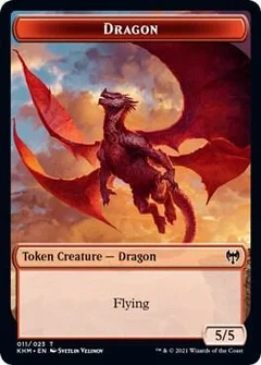Dragon // Thopter Double-Sided Token 11 // 8