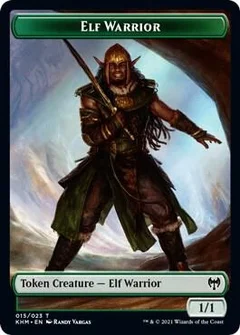 Elf Warrior // Servo Double-Sided Token 15 // 7