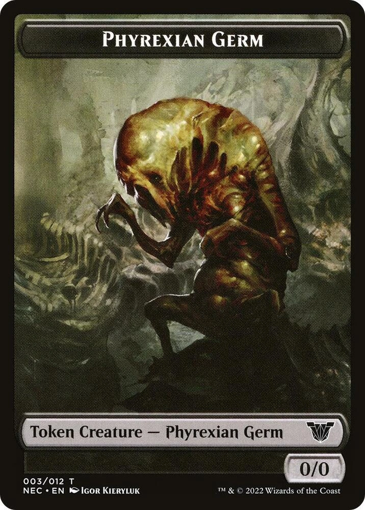 Phyrexian Germ // Spirit (002) Double-Sided Token