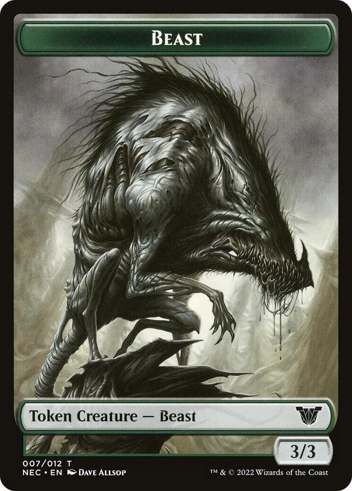 Beast // Treasure Double-Sided Token