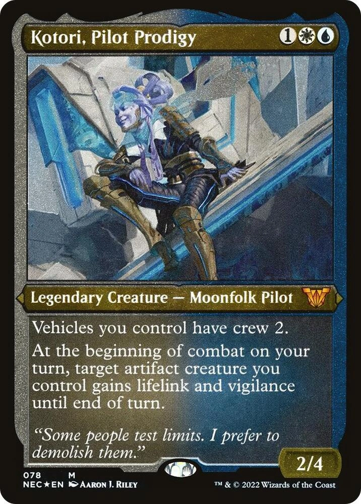Kotori, Pilot Prodigy (Display Commander) - Thick Stock Foil