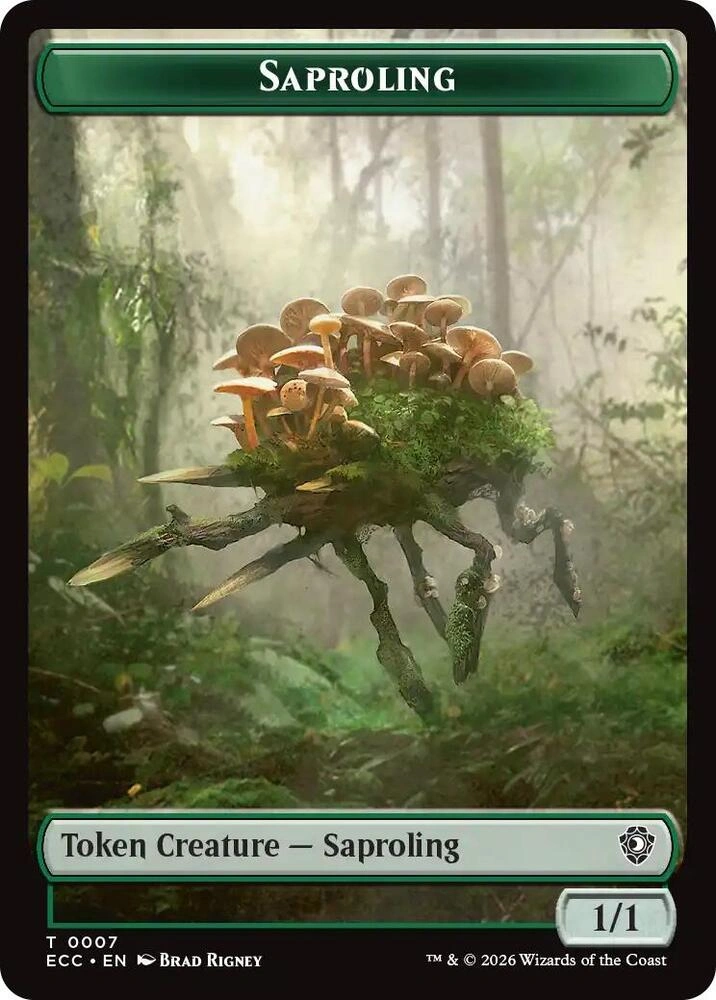 Saproling // Poison Counter Double-Sided Token
