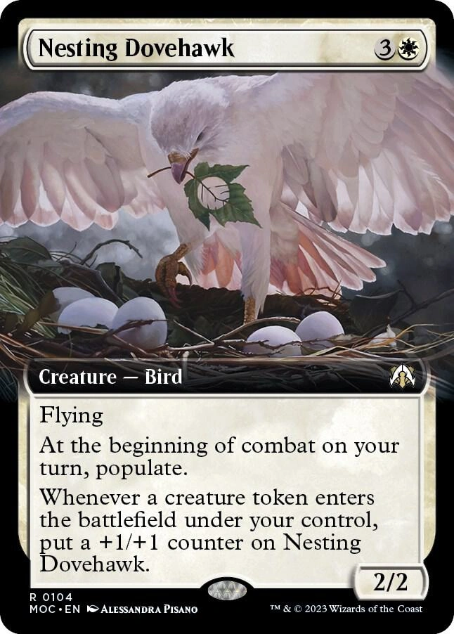 Nesting Dovehawk (Extended Art) Foil