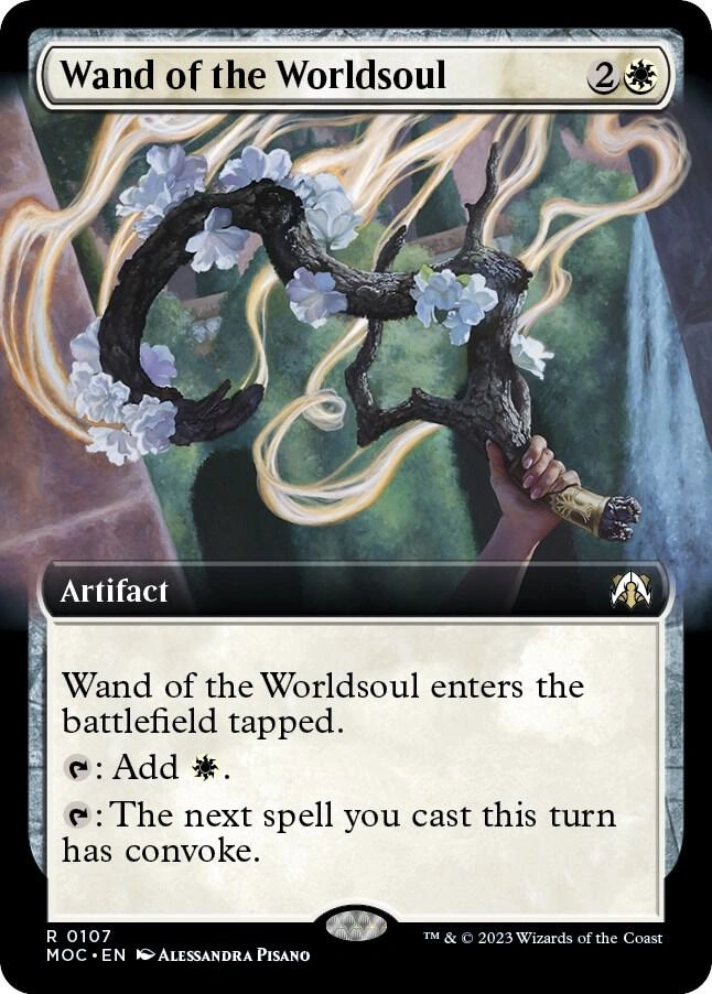 Wand of the Worldsoul (Extended Art) Foil