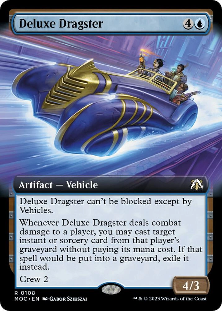Deluxe Dragster (Extended Art) Foil