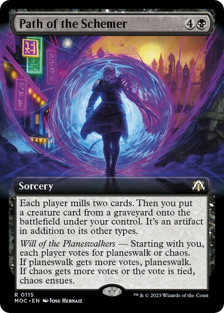 Path of the Schemer (Extended Art) Foil
