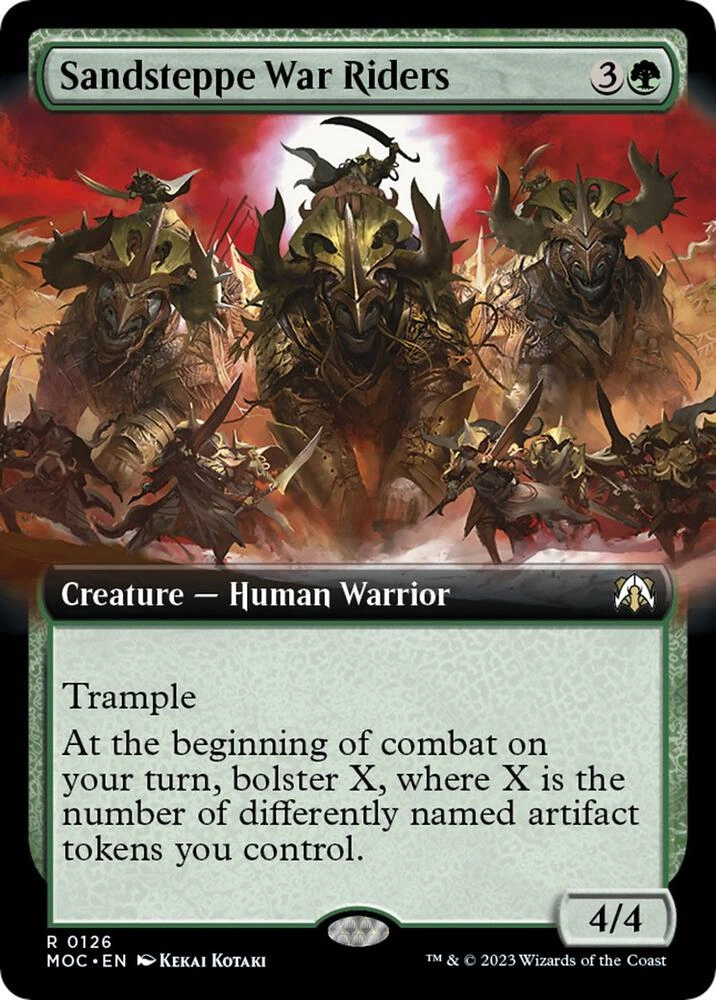 Sandsteppe War Riders (Extended Art) Foil