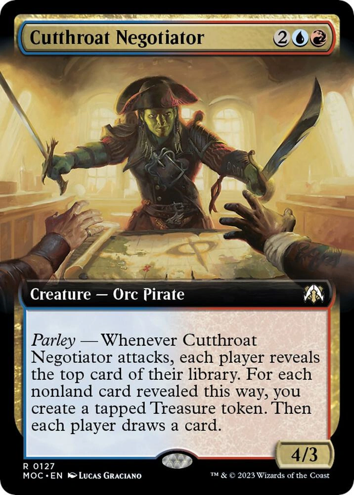 Cutthroat Negotiator (Extended Art) Foil