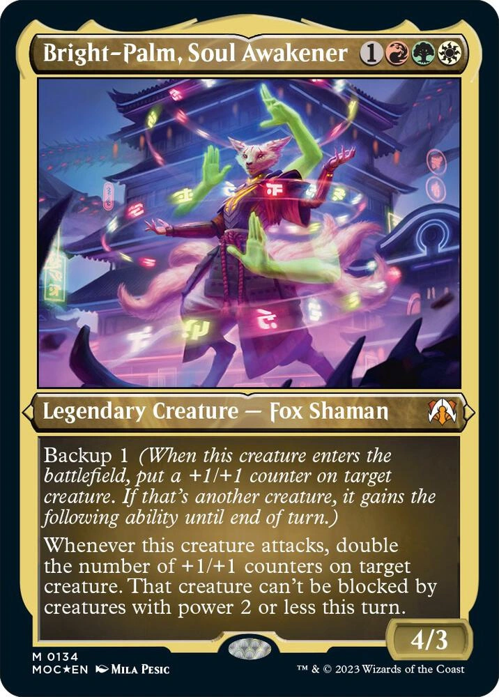 Bright-Palm, Soul Awakener (Display Commander) - Thick Stock Foil
