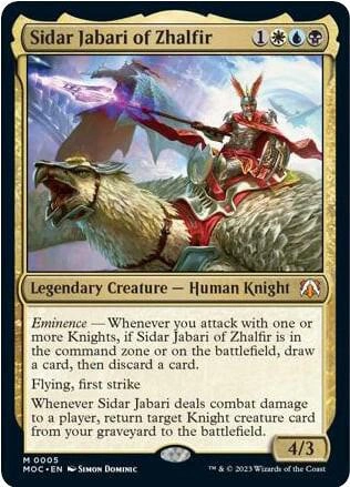 Sidar Jabari of Zhalfir Foil