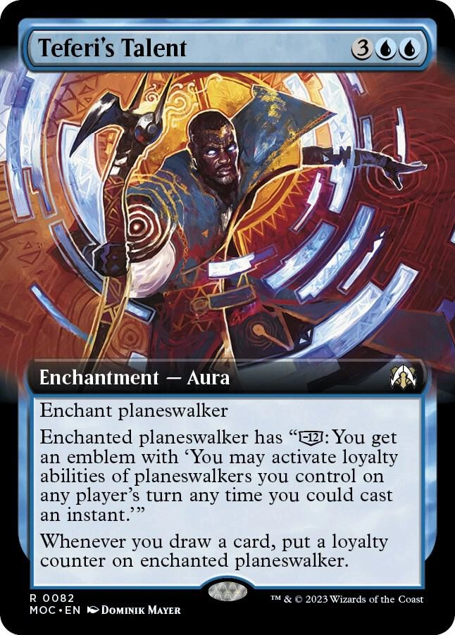 Teferi's Talent (Extended Art) Foil