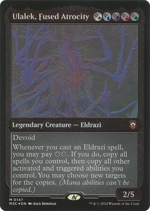 Ulalek, Fused Atrocity (Display Commander) - Thick Stock Foil
