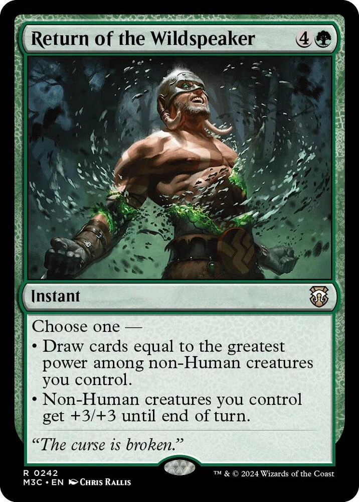 Return of the Wildspeaker (Ripple Foil)
