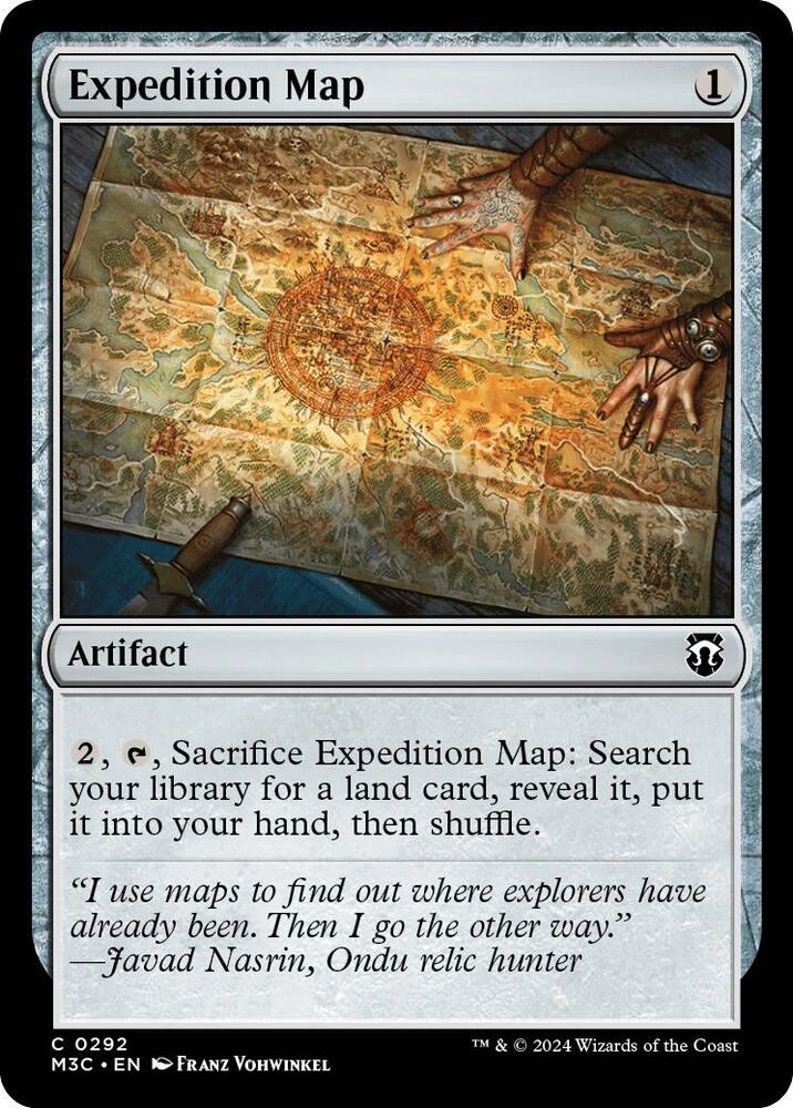 Expedition Map (Ripple Foil)