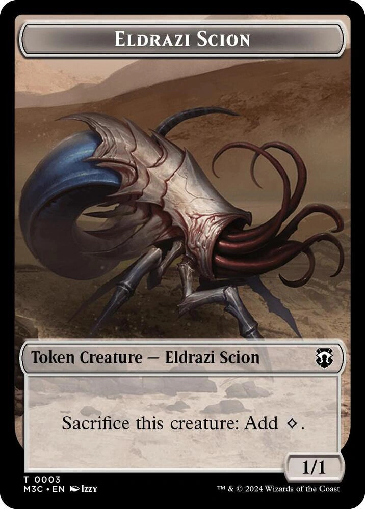 Eldrazi Scion (Ripple Foil) // Eldrazi Spawn Double-Sided Token