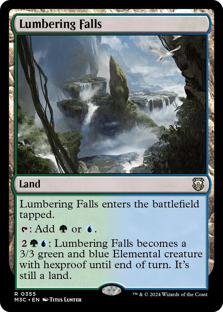 Lumbering Falls (Ripple Foil)