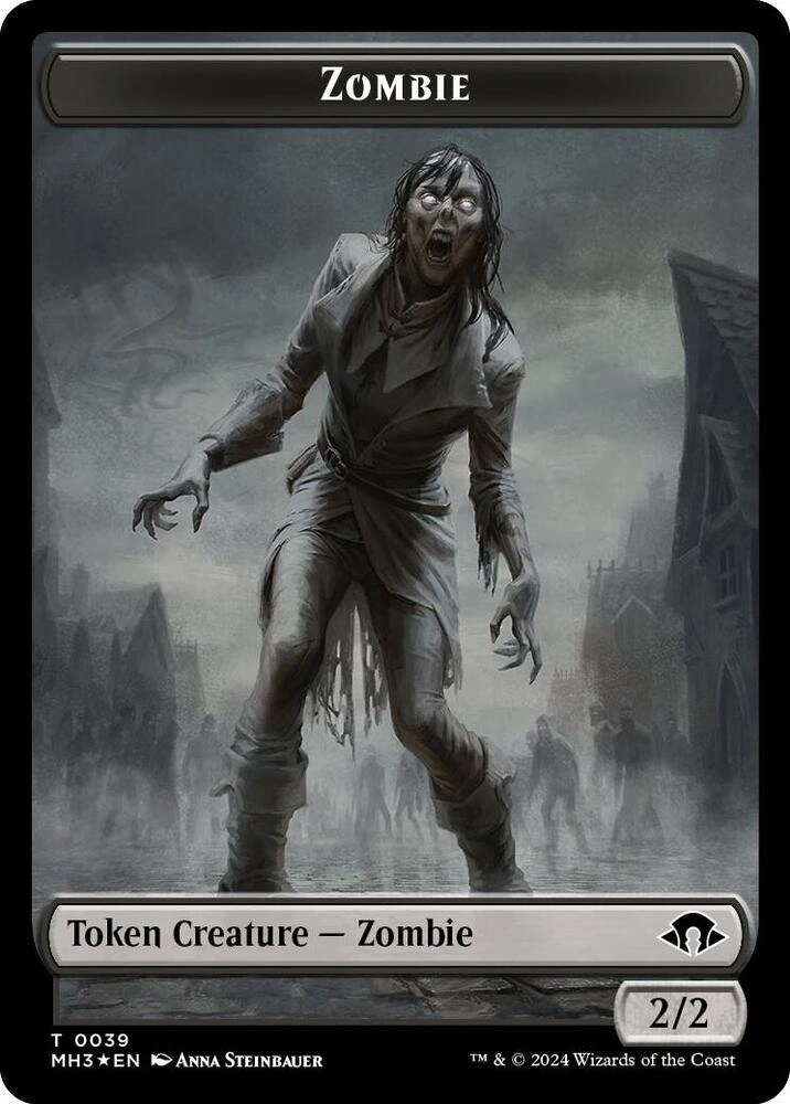 Zombie (Ripple Foil) // Elephant Double-Sided Token