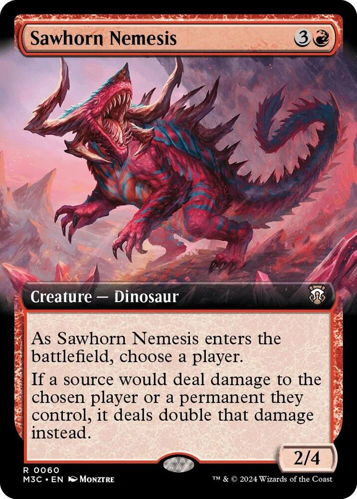 Sawhorn Nemesis (Extended Art) (Ripple Foil)