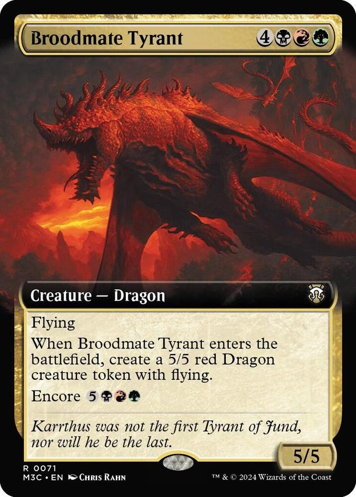 Broodmate Tyrant (Extended Art)