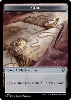 Clue // Insect (0017) Double-Sided Token 22 // 17