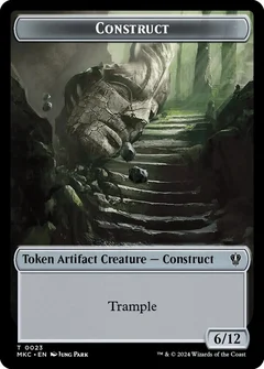 Construct // Soldier Double-Sided Token 23 // 3