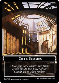 City's Blessing // Zombie Double-Sided Token 28 // 11