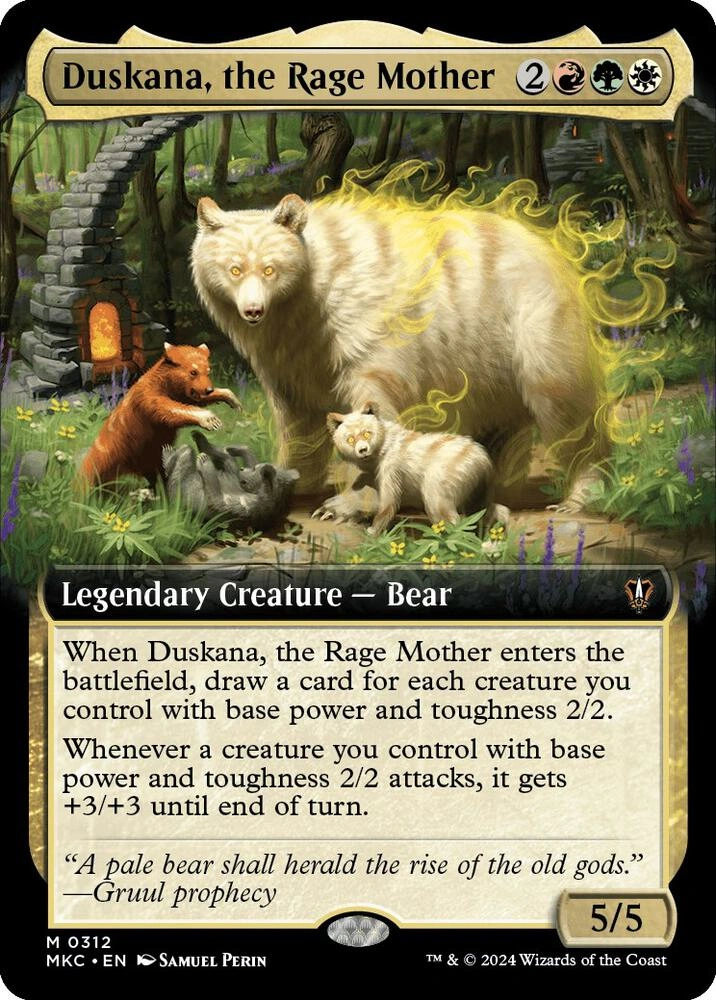 Duskana, the Rage Mother (Extended Art) Foil