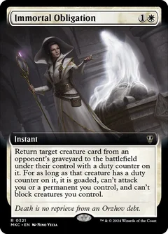 Immortal Obligation (Extended Art) 321