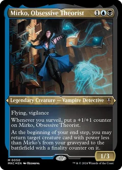 Mirko, Obsessive Theorist (Display Commander) - Thick Stock Foil 50