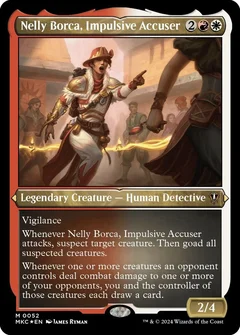 Nelly Borca, Impulsive Accuser (Display Commander) - Thick Stock Foil 52
