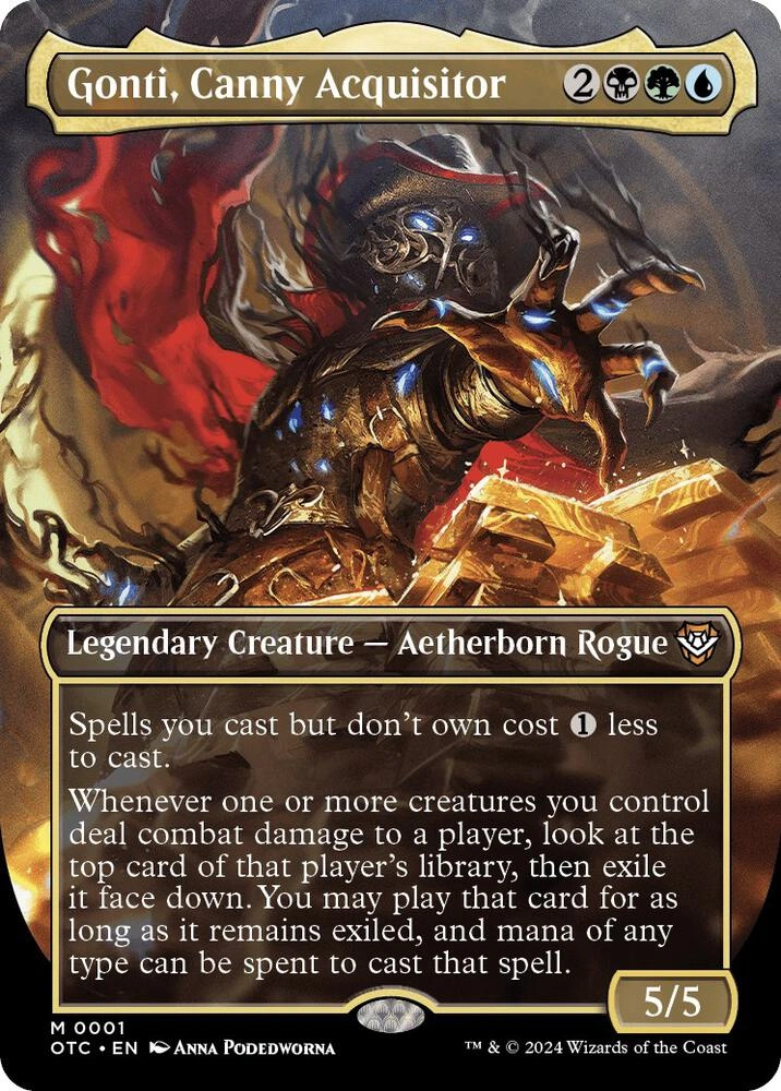 Gonti, Canny Acquisitor (Borderless) Foil