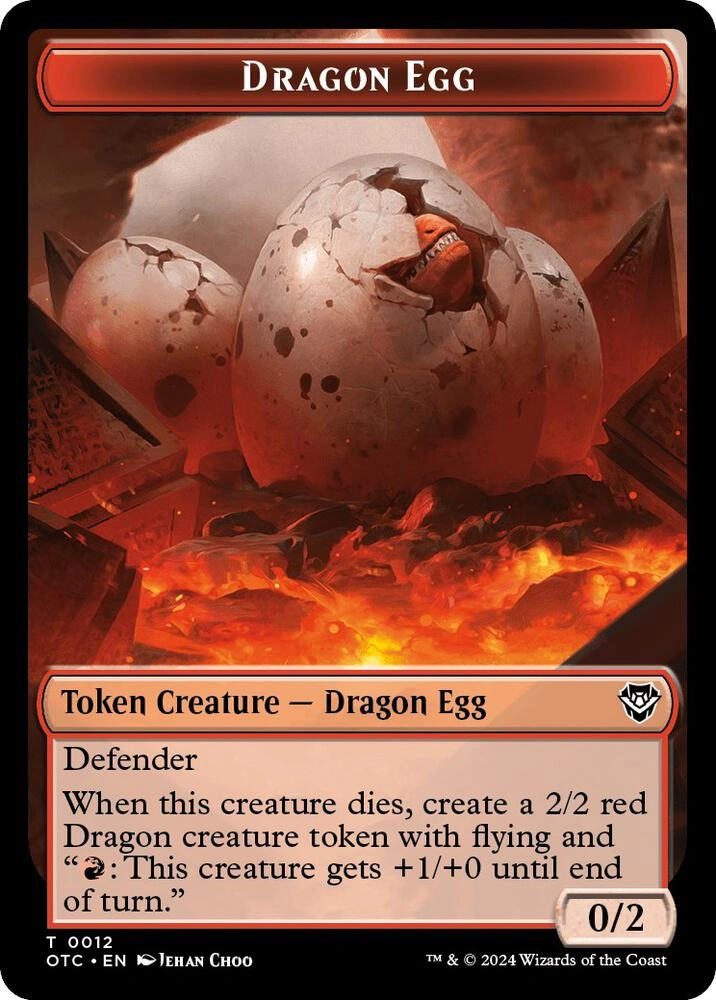 Dragon Egg // Dragon Double-Sided Token