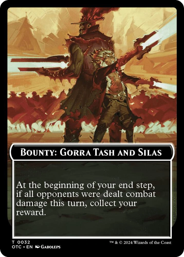 Bounty: Gorra Tash and Silas // Bounty Rules Double-Sided Token