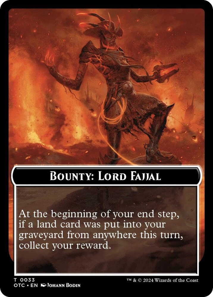 Bounty: Lord Fajjal // Bounty Rules Double-Sided Token