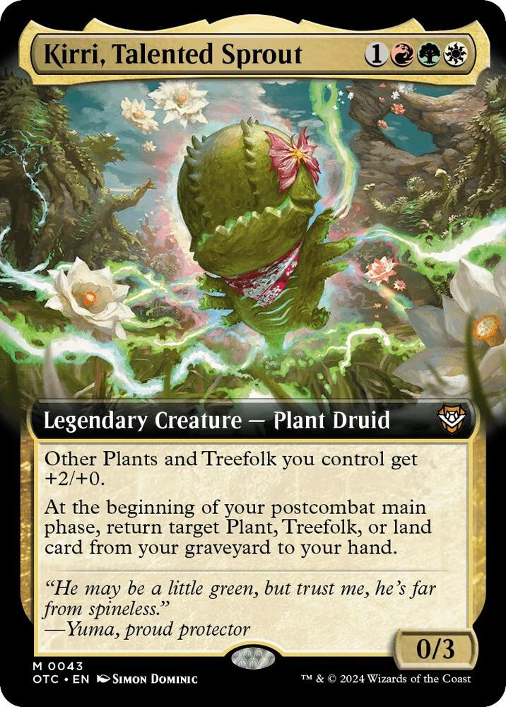 Kirri, Talented Sprout (Extended Art) Foil