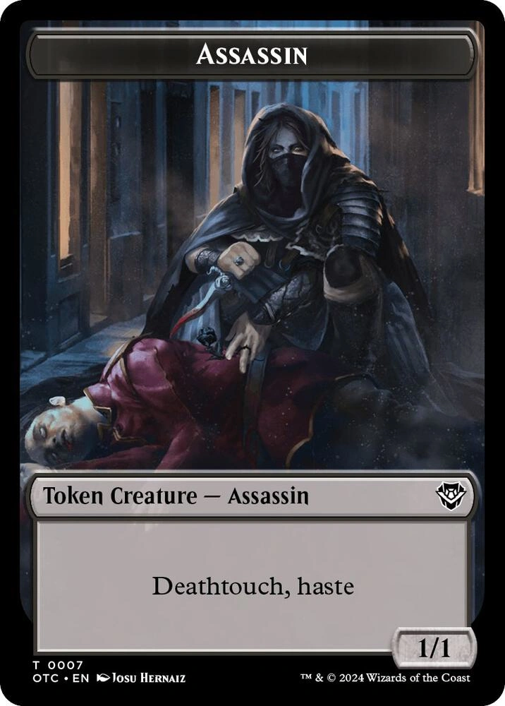 Assassin // Food Double-Sided Token